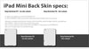 Black Leather - iPad Mini Skins