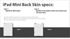 Black Leather - iPad Mini Skins